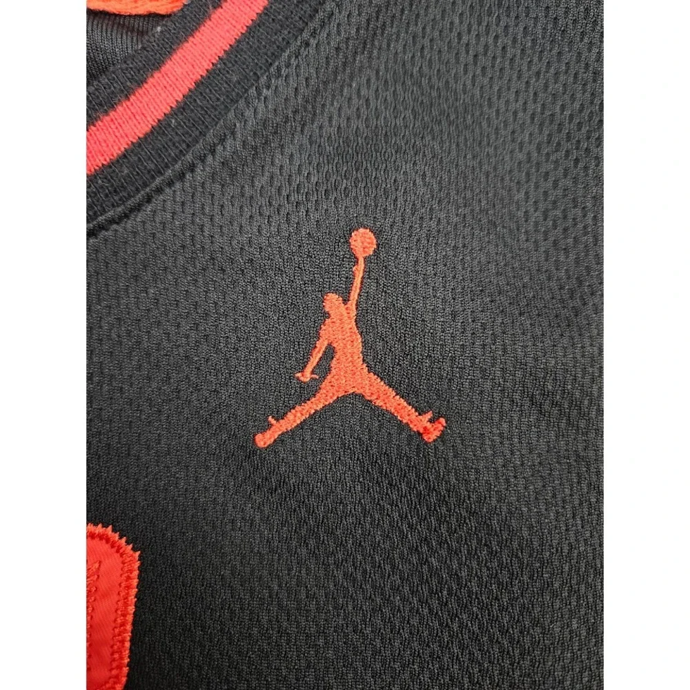 Nike Air Jordan Jersey Youth Large Black Michael 23 Fly Since 1982 Stitched